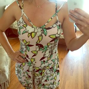 Summery pink floral print romper 🌸 6